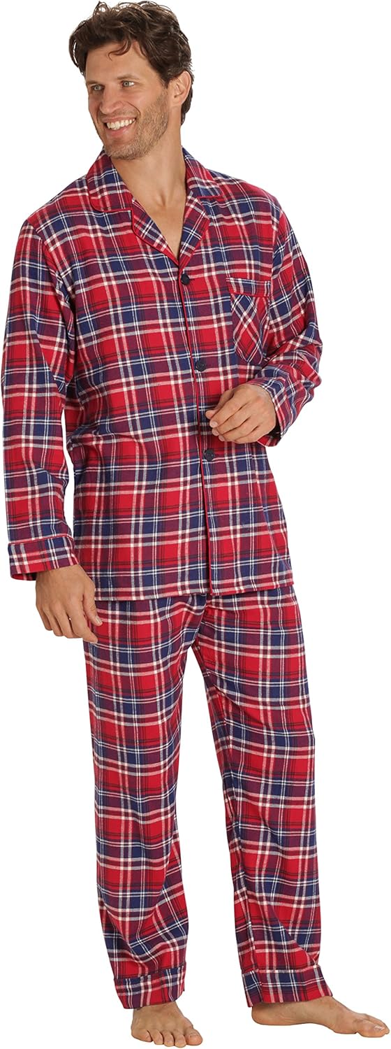 Luxe Flannel Men’s Pyjama Set - Wyatt-Brown-S-State of Style