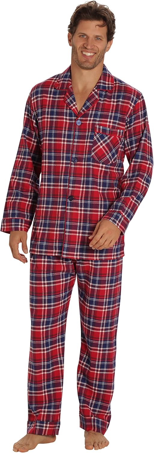 Luxe Flannel Men’s Pyjama Set - Wyatt-Brown-S-State of Style