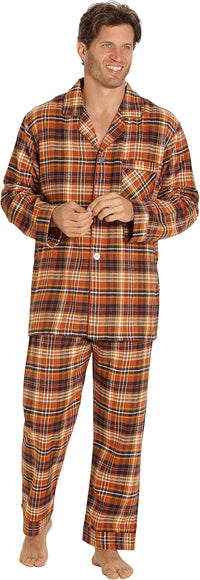 Luxe Flannel Men’s Pyjama Set - Wyatt-Brown-S-State of Style
