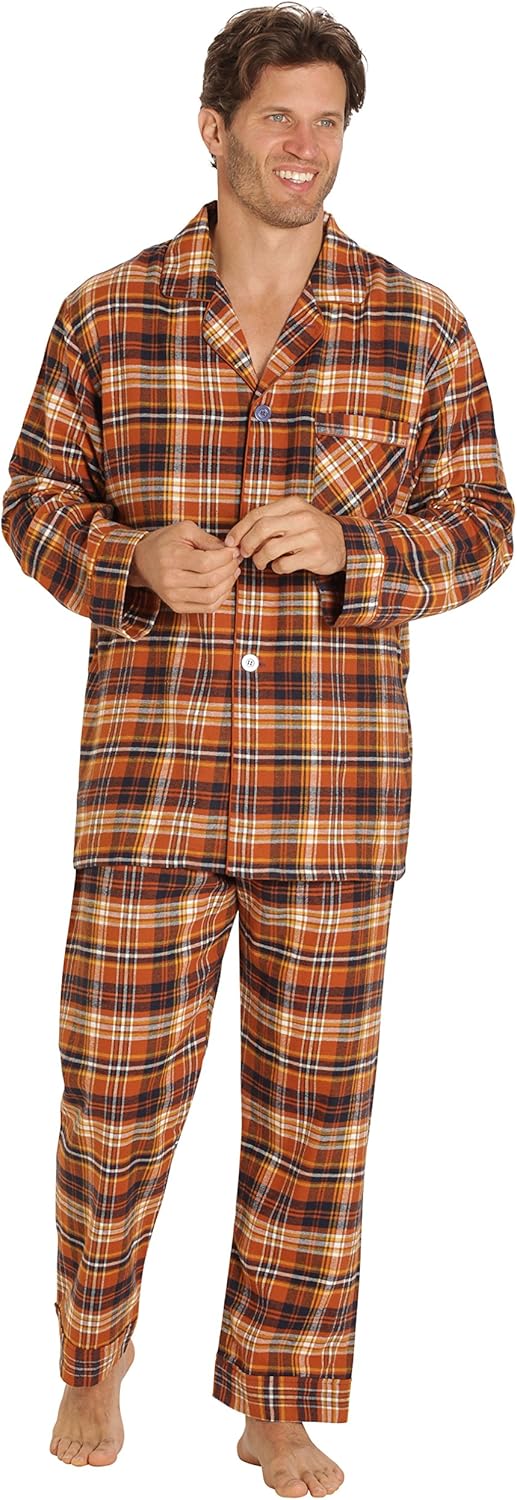 Luxe Flannel Men’s Pyjama Set - Wyatt-Brown-S-State of Style
