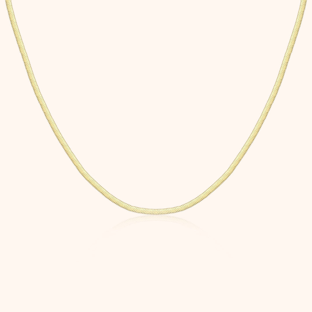 Luxe Flat Necklace - Elvira-Gold-State of Style