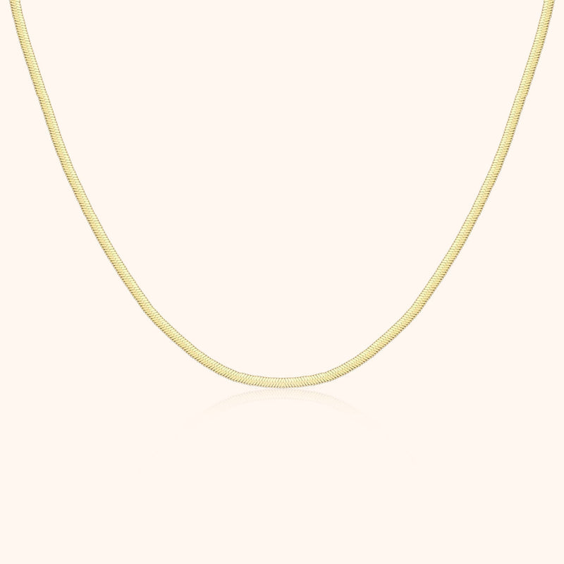 Luxe Flat Necklace - Elvira-Gold-State of Style