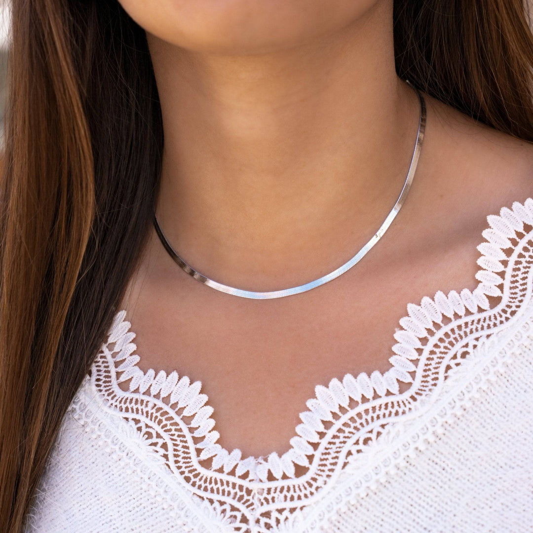 Luxe Flat Necklace - Elvira-Gold-State of Style