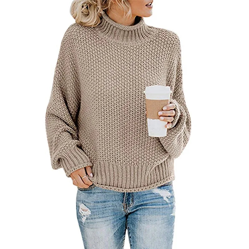 Luxe Ladies Turtleneck - Emma-Beige-S-State of Style