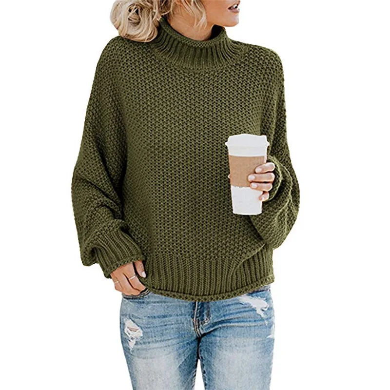 Luxe Ladies Turtleneck - Emma-Green-S-State of Style