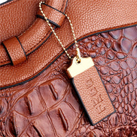 Luxe Leather Shoulder Bag - Liva-Grey-State of Style