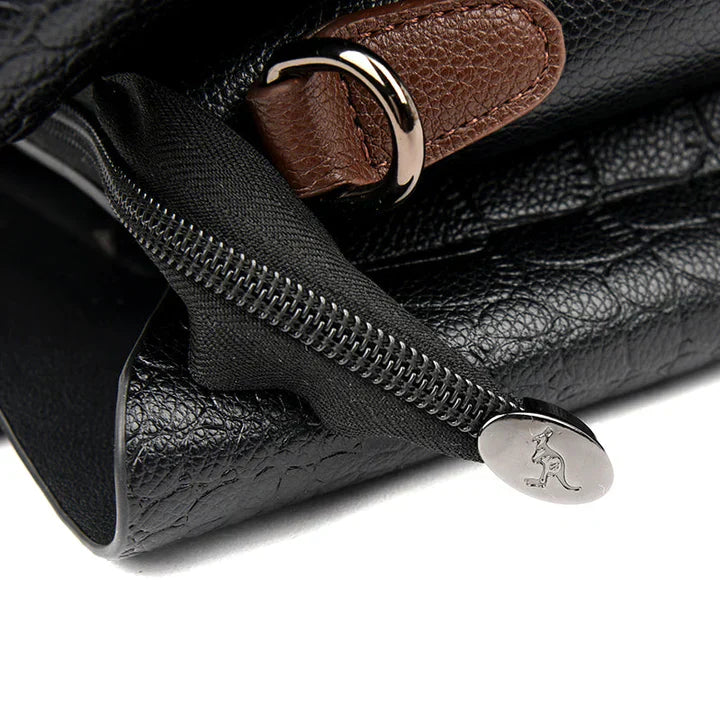 Luxe Leather Women's Handbag - Amara-Black-State of Style