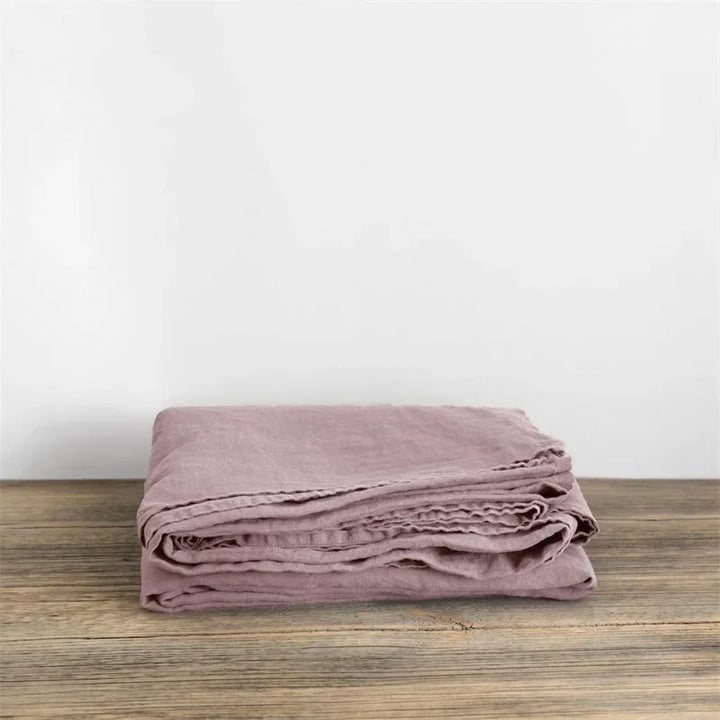 Luxe Linen Bedding - BreezyLuxe-150x230cm-Violet Grey-State of Style