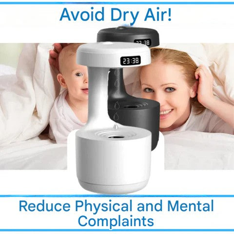Luxe Magical Humidifier Diffuser - AquaGlow-White-State of Style