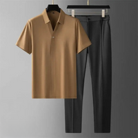 Luxe Men's Clothing Set - Ethan-Khaki-M-State of Style