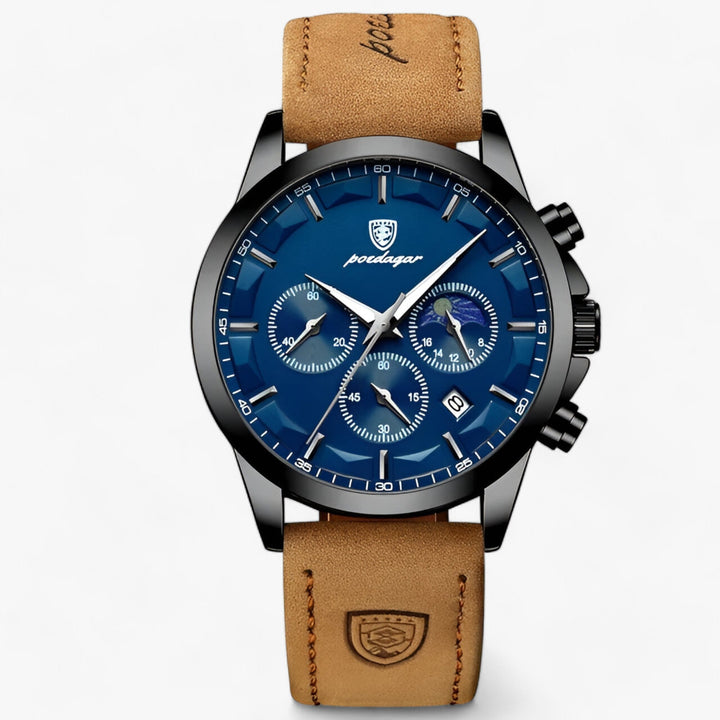 Luxe Men's Watch - Cassian-Black Blue (L)-State of Style