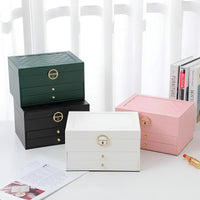 Luxe Multi-Layer Jewellery Box - EleganceBox-Pink-State of Style