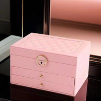Luxe Multi-Layer Jewellery Box - EleganceBox-Pink-State of Style