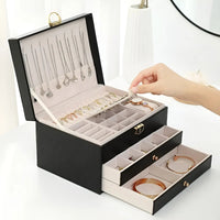 Luxe Multi-Layer Jewellery Box - EleganceBox-Pink-State of Style