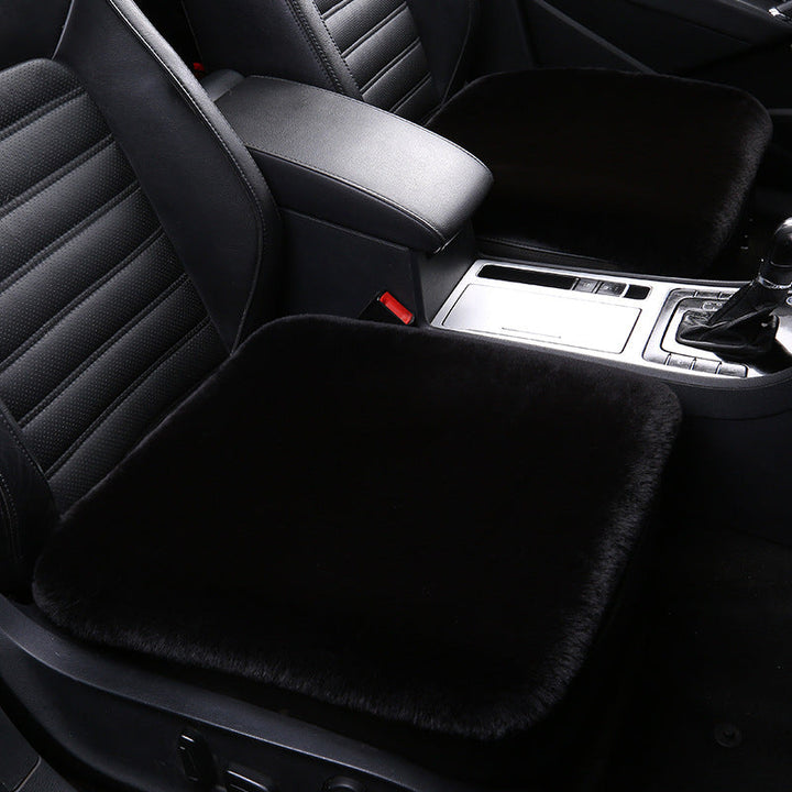 Luxe Sheepskin Cushion - Lara-Front seat-Black-State of Style