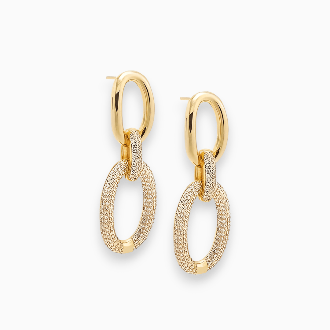Luxe Sparkling Drop Earrings - Aurora-Gold-State of Style