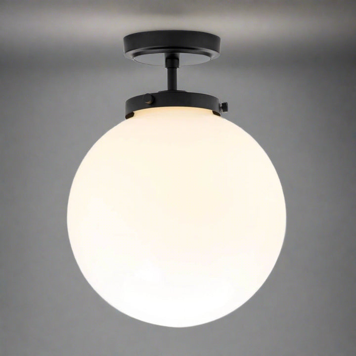 Luxe Sphere Ceiling Light - LumiSphere-Black-State of Style