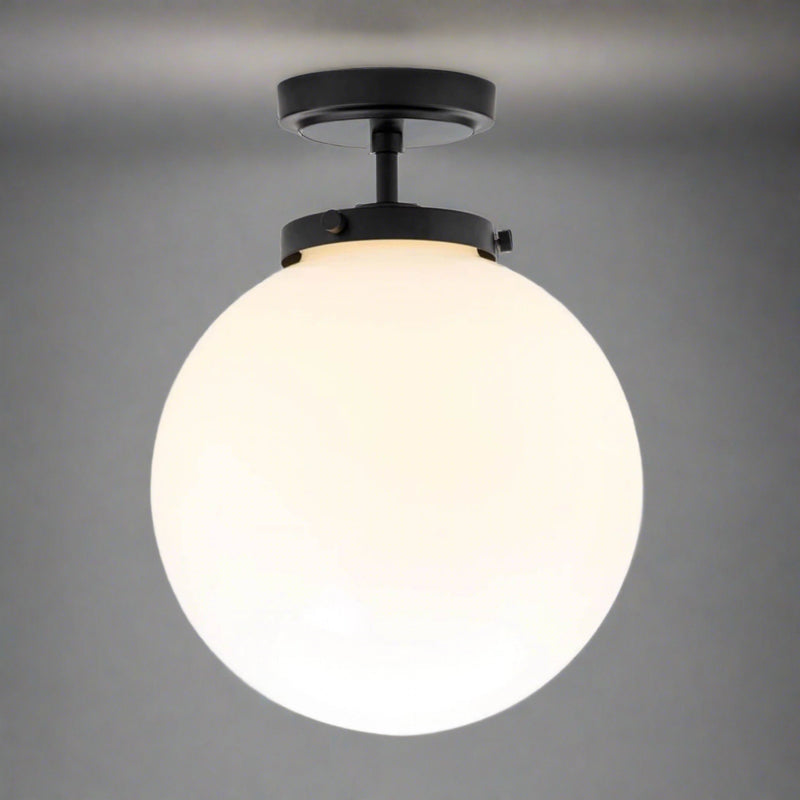 Luxe Sphere Ceiling Light - LumiSphere-Black-State of Style
