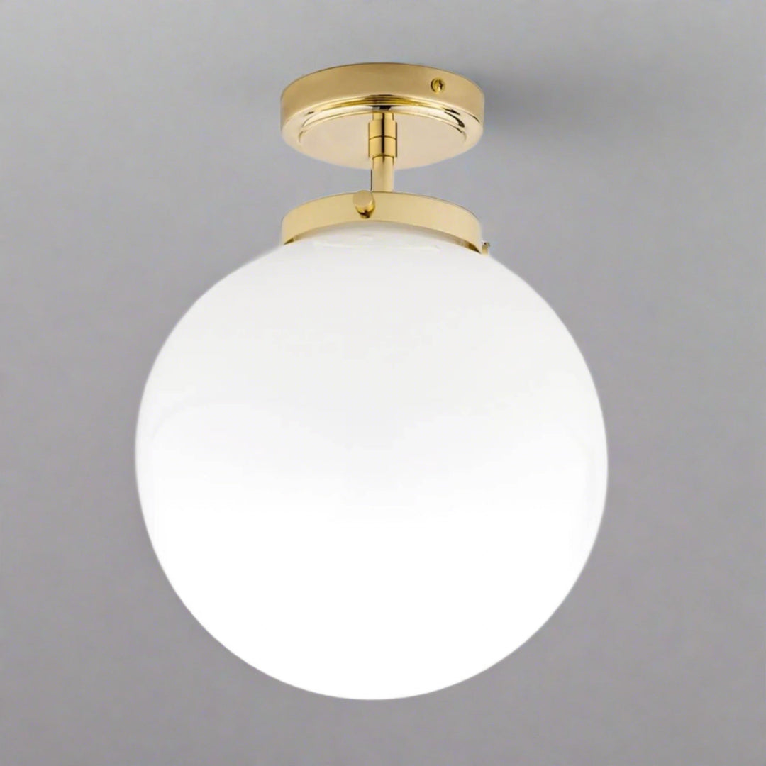 Luxe Sphere Ceiling Light - LumiSphere-Brass-State of Style