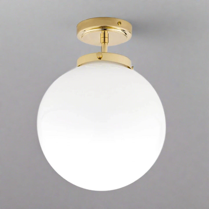 Luxe Sphere Ceiling Light - LumiSphere-Brass-State of Style