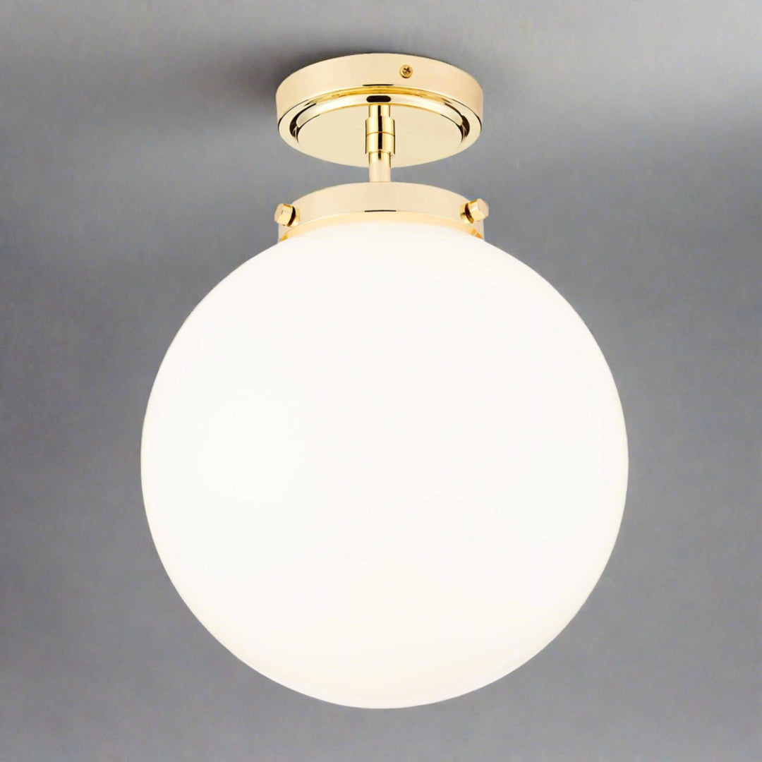 Luxe Sphere Ceiling Light - LumiSphere-Chrome-State of Style