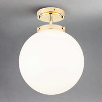 Luxe Sphere Ceiling Light - LumiSphere-Chrome-State of Style
