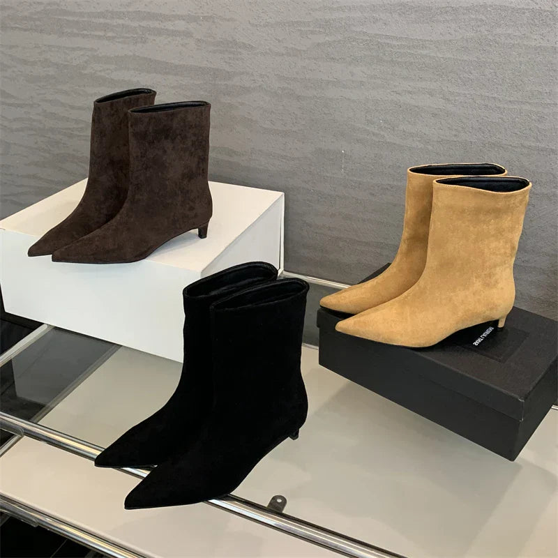 Luxe Suede Winter Boots - Sorena-Brown-4.5-State of Style