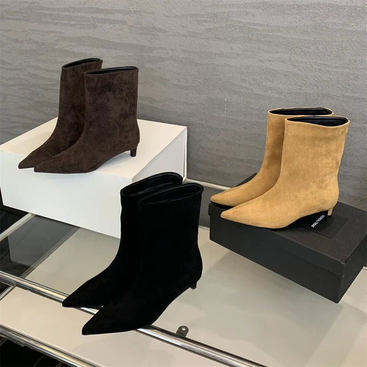 Luxe Suede Winter Boots - Sorena-Brown-4.5-State of Style
