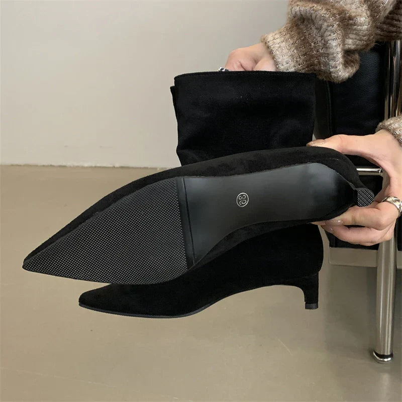 Luxe Suede Winter Boots - Sorena-Brown-4.5-State of Style