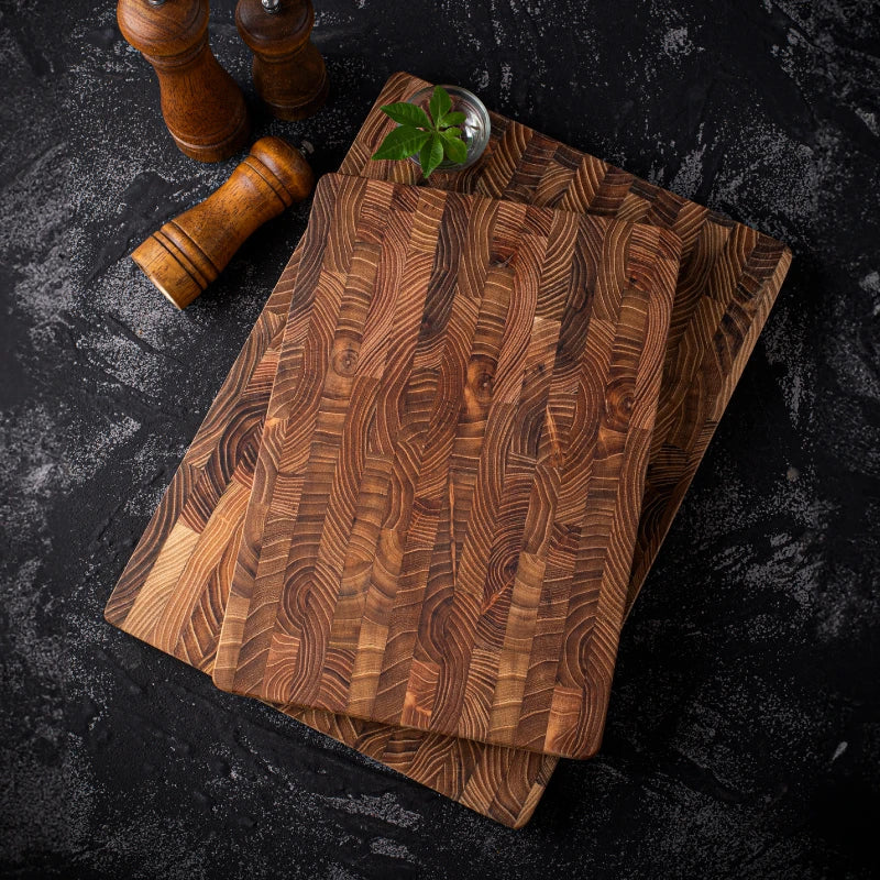 Luxe Thick Teak Cutting Board - ChefTeak-24.1cm x 33.8cm-State of Style