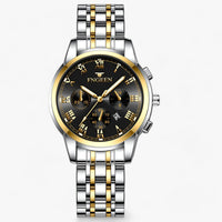 Luxe Titanium Women’s Watch – Clémence-Gold Black-State of Style