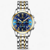Luxe Titanium Women’s Watch – Clémence-Gold Blue-State of Style