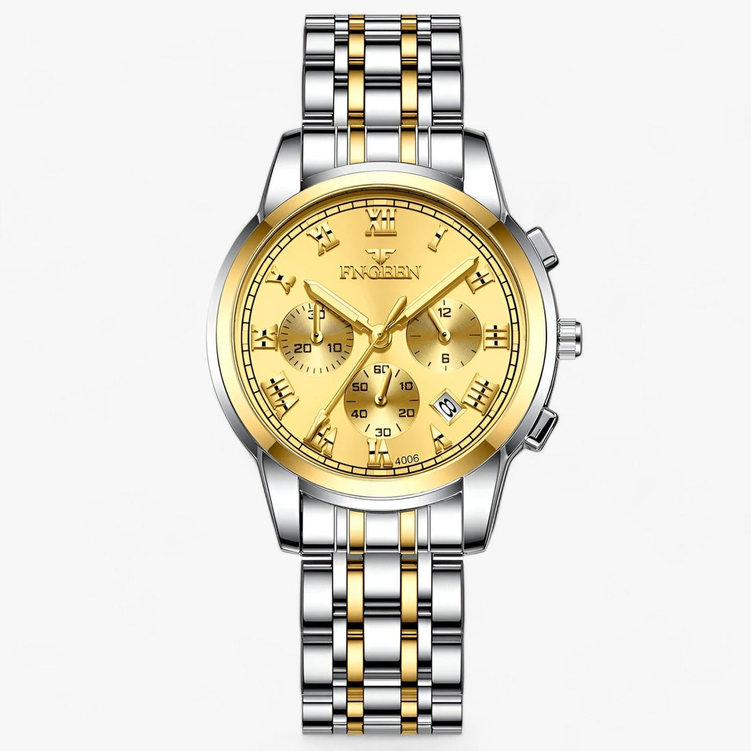 Luxe Titanium Women’s Watch – Clémence-Gold-State of Style