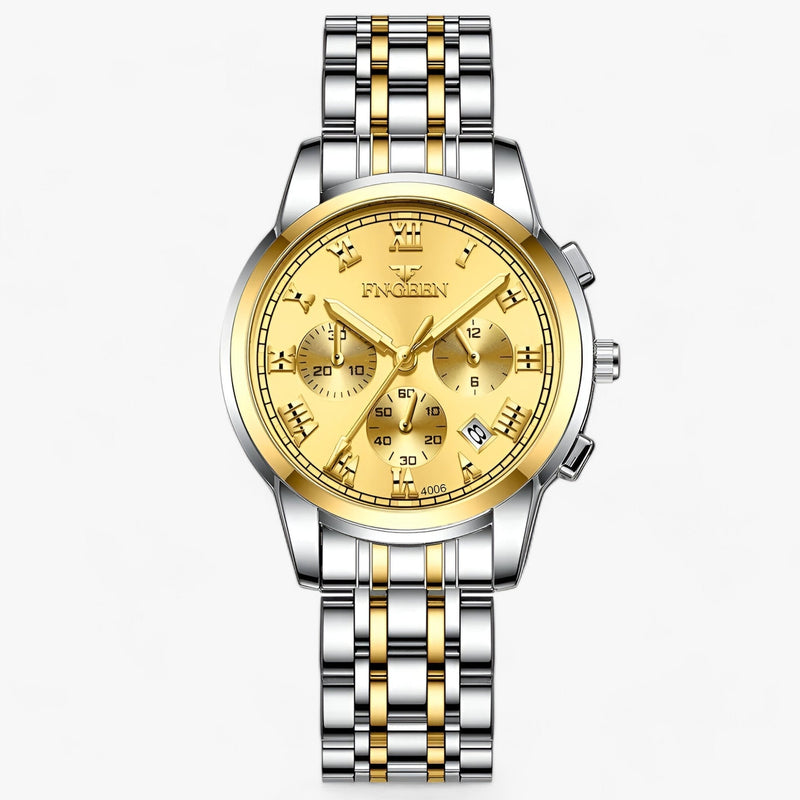 Luxe Titanium Women’s Watch – Clémence-Gold-State of Style