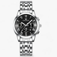 Luxe Titanium Women’s Watch – Clémence-Silver Black-State of Style
