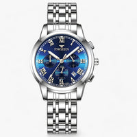 Luxe Titanium Women’s Watch – Clémence-Silver Blue-State of Style