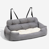 Luxe Travel Bed for Dogs - PawsRest-Standard-Grey-State of Style