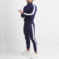 Luxe Two-Piece Jogging Set for Men - Morisson-Blue-S-State of Style