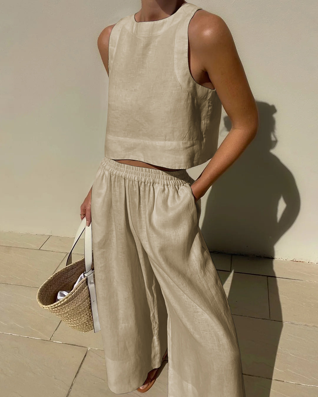 Luxe Two-Piece Set - Celeste-Apricot-S-State of Style