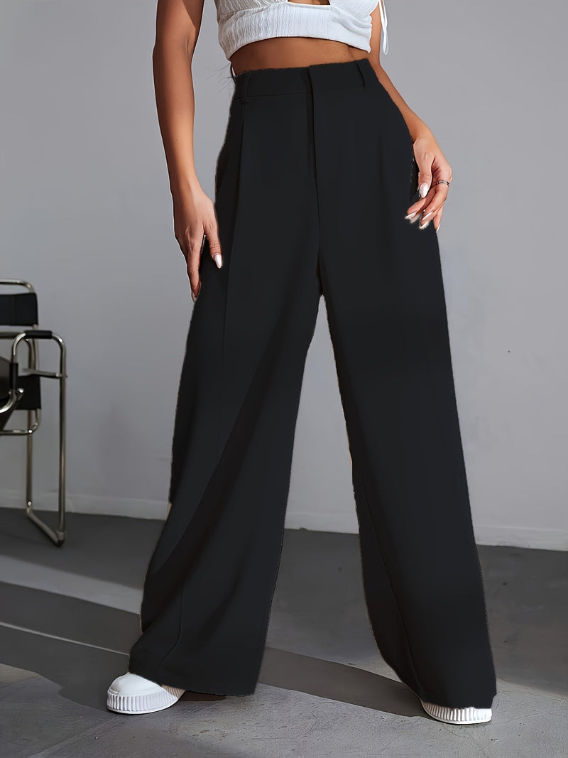 Luxe Wide-Leg Pants - Lana-Black-S-State of Style
