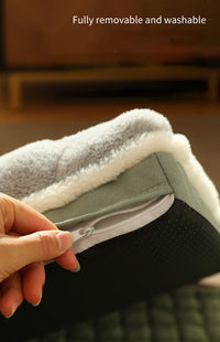 LUXE WINTER DOG MAT - WARM FLEECE SOFA FOR SMALL AND MEDIUM DOGS-Chocolate-State of Style