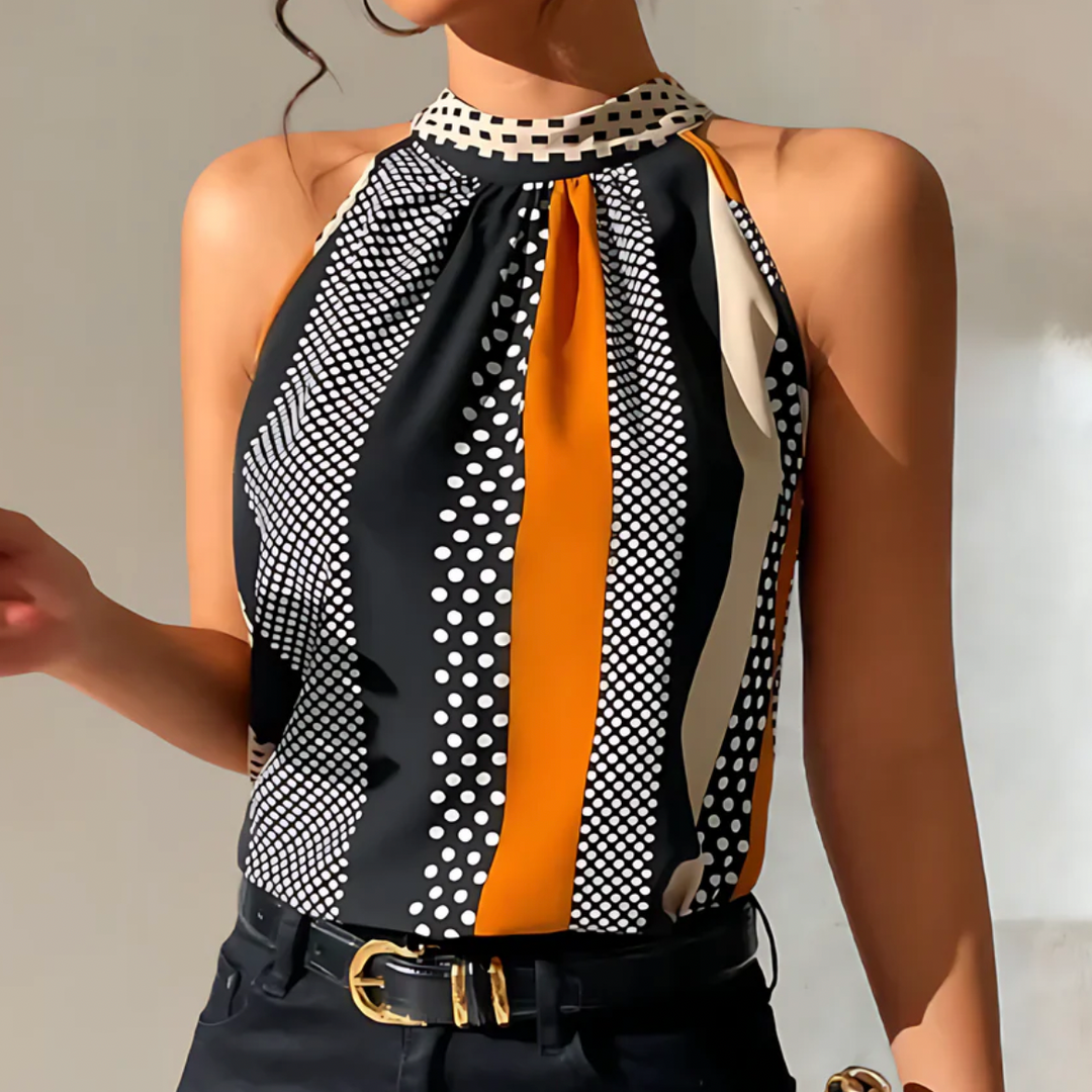 Luxe Women's Top with Trendy Design - Celeste-S-State of Style