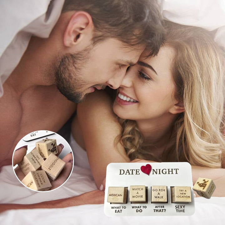 Luxe Wooden Date Night Dice Set - Creative and Exciting Date Ideas - Surprise Game-State of Style