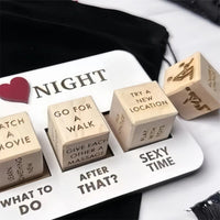 Luxe Wooden Date Night Dice Set - Creative and Exciting Date Ideas - Surprise Game-State of Style