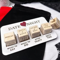 Luxe Wooden Date Night Dice Set - Creative and Exciting Date Ideas - Surprise Game-State of Style