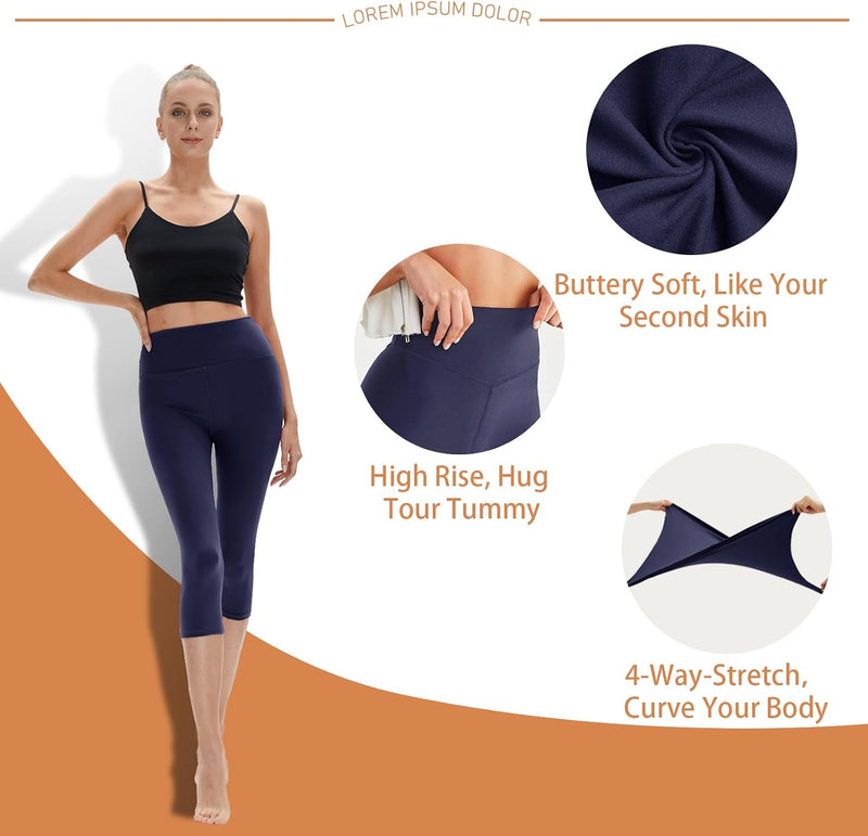 LuxeFit High-Waisted Leggings - Selene-Black-S-State of Style