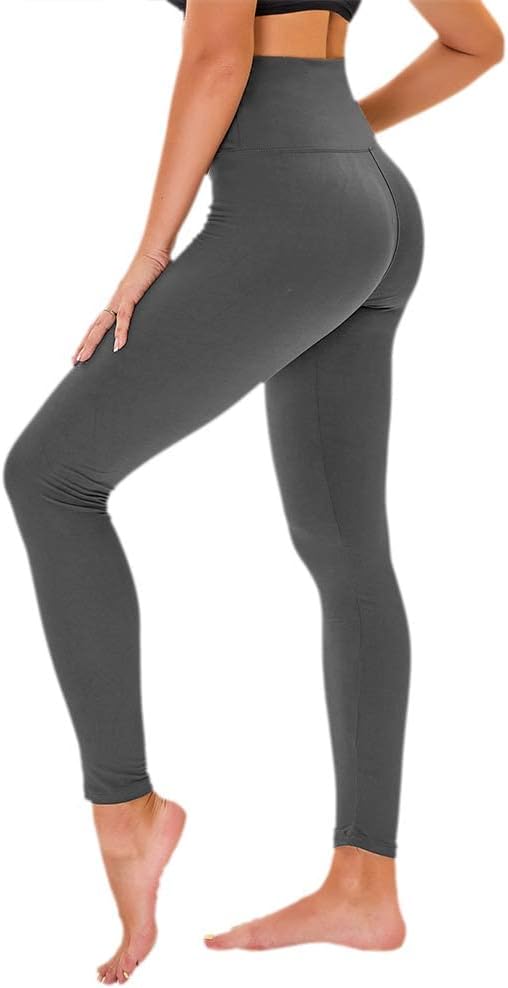 LuxeFit High-Waisted Leggings - Selene-Grey-S-State of Style