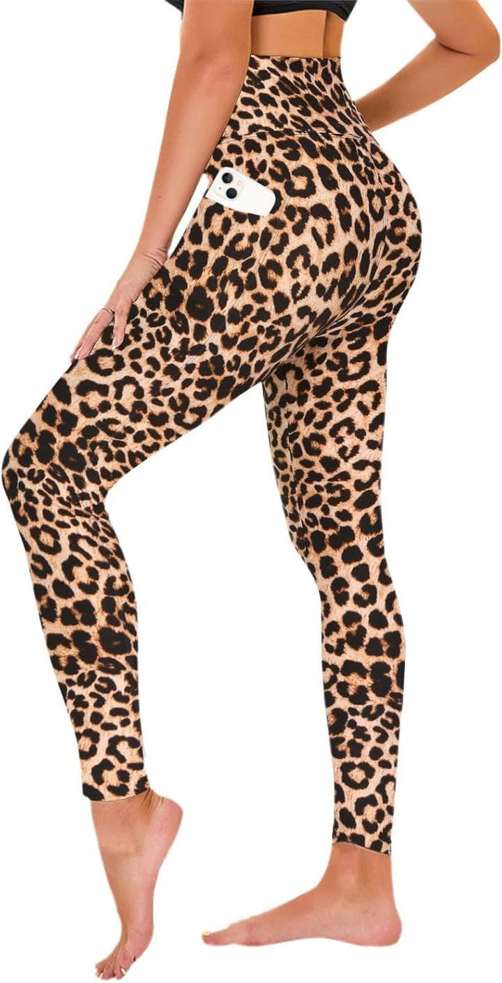LuxeFit High-Waisted Leggings - Selene-Leopard-S-State of Style