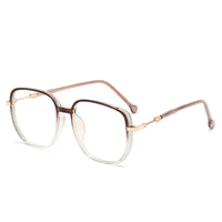 LuxeVision Stylish Anti-Blue Light Reading Glasses-Brown-+1.00-State of Style