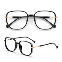 LuxeVision Stylish Anti-Blue Light Reading Glasses-Gold-+1.00-State of Style